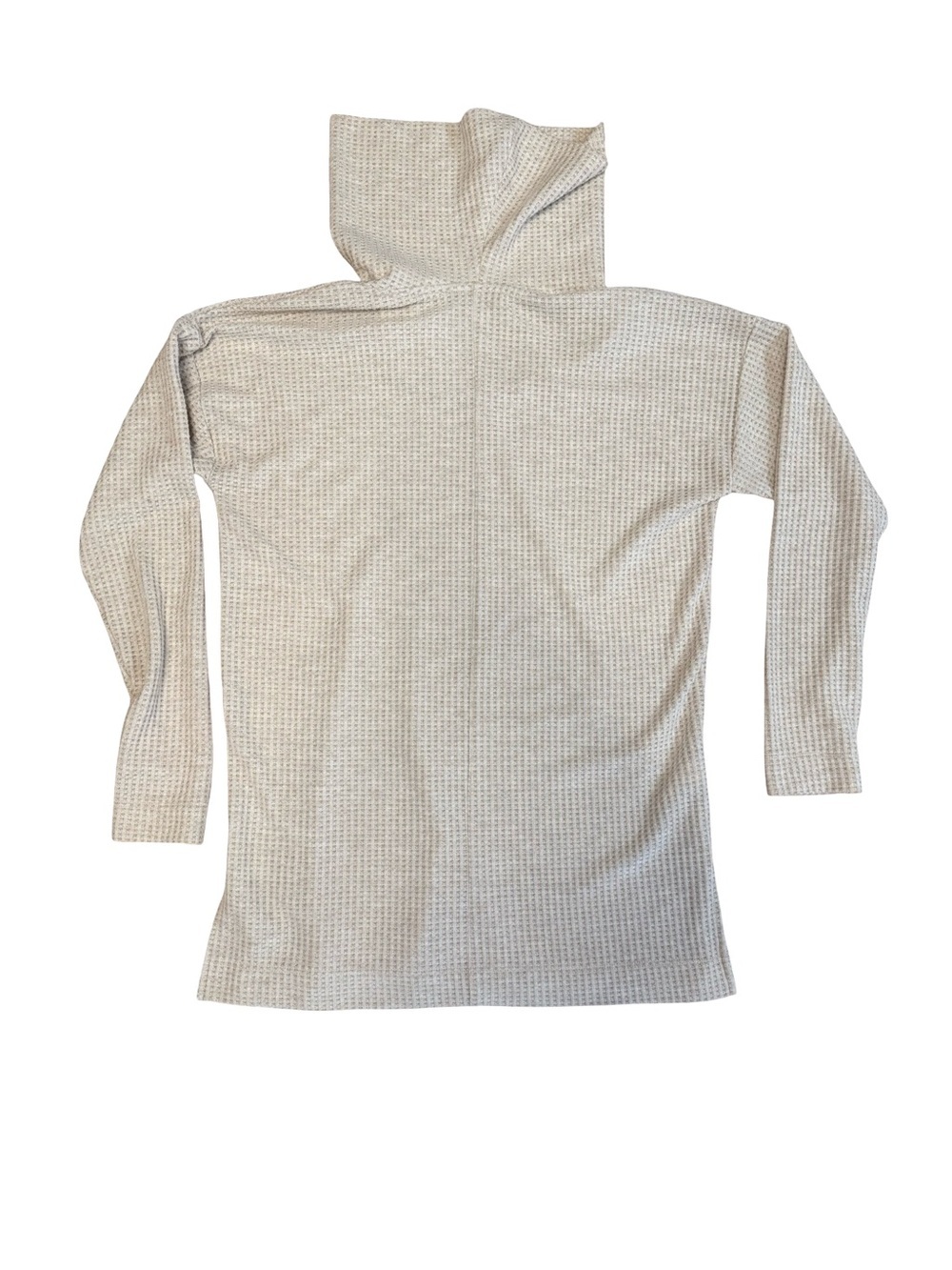 LOFT Cream Knit Top with Metallic Thread - Picture 2 of 4